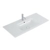 Cezares ECO-CER-1000-2C-SO-GR-P Тумба под раковину, цвет: графит