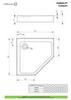 Radaway Doros PT Compact SDRPTP9090-05 Душевой поддон