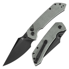 Фото Складной нож Tenable Fenrir, сталь 14C28N, рукоять зеленая микарта