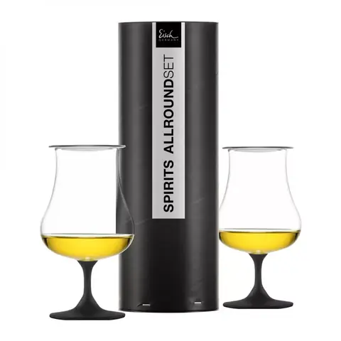 Набор из 2 бокалов для крепких напитков черный Gentleman 220 мл EISCH арт. 86551216
