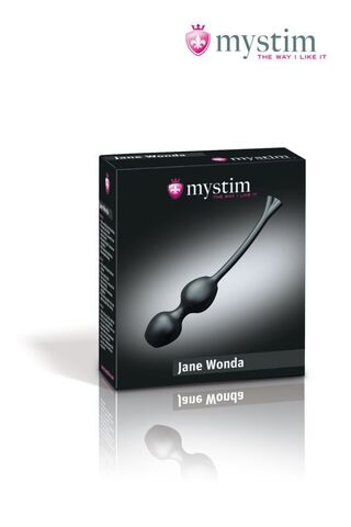 Mystim E-stim Geisha Balls, Duo Jane Wonda Вагинальные шарики на сцепке с миостимуляцией