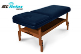 Массажный стол Relax Comfort синяя кожа фото №0