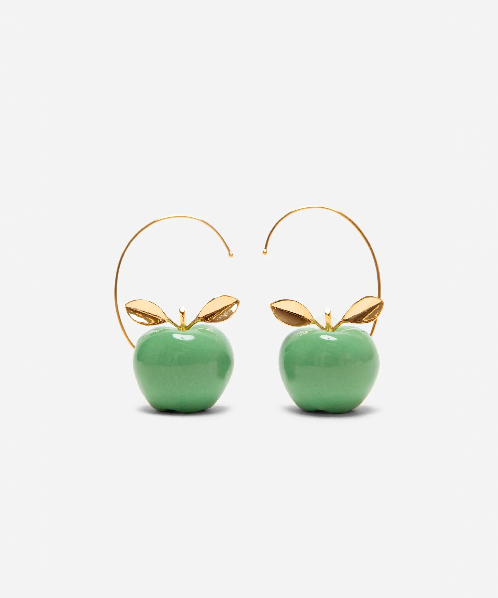 Серьги APPLE BIG GREEN