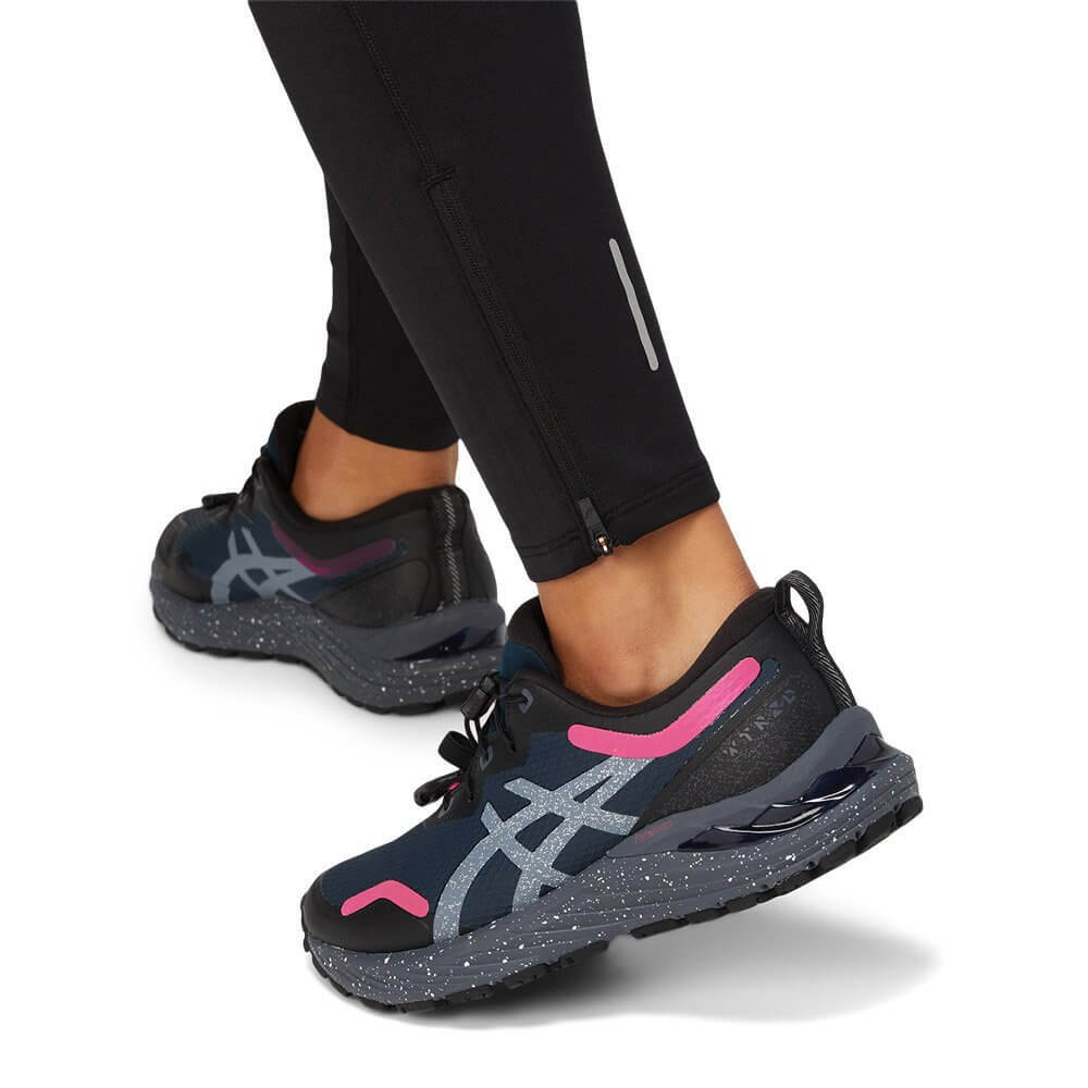 Asics Lite Show Winter Tight беговые тайтсы женские черные - 6