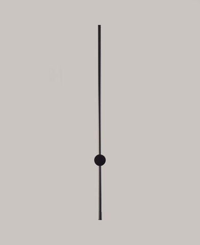 Бра Minimal Line M черное высота 60см.