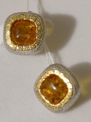 Стилла (серьги  из серебра)