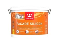 Краска Facade Silicon 9л акриловая для фасадов и цоколей Тиккурила