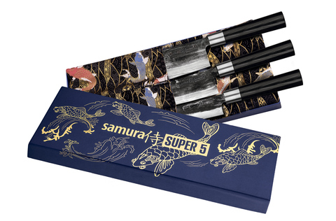 Набор из 3 кухонных ножей Samura SUPER 5 SP5-0220/K