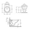 Ideal Standard Eurovit W740601 Чаша унитаза подвесного
