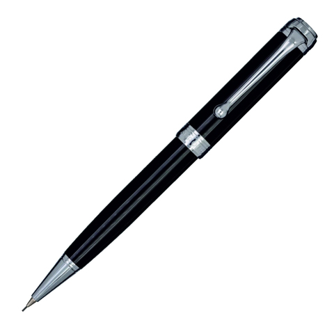 Механический карандаш Aurora Talentum Resina Black CT, в подарочной коробке
