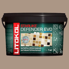 Затирка швов эпоксидная Litokol Starlike Defender EVO S.225 TABACCO, 1 кг