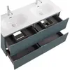 BelBagno UNO-1200-4C-SO-AO База под раковину подвесная с фрезерованными ручками по всей длине фасада с четырьмя выкатн. ящ., Голубой Матовый, 1200x455x608