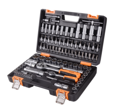 Набор инструментов АВТО, 1/2" , 1/4" , CrV, в кейсе 94 предм Вихрь