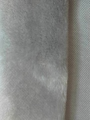 Мех игрушка, пр-во Китай, 280 г/м2, 7 мм, п/э 100%, ш. 150 см, св.серый