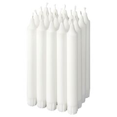 Набор свечей IKEA JUBLA (ДЖУБЛА), Белый, 6 часов, 20 шт