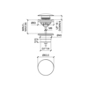 Almar E094000.HB Almar Донный клапан 1"1/4 для раковины, цвет латунь брашированная PVD