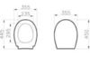 VitrA 800-003-009 Сиденье для унитаза с микролифтом