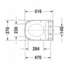 Duravit SensoWash 610300002000300 Сиденье для унитаза Happy D 255059, пульт ДУ в комплекте, белый