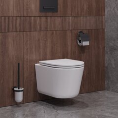 Cezares CZR-38083-49-TH-TOR/SC Унитаз подвесной безободковый с сиденьем, цвет: белый фото