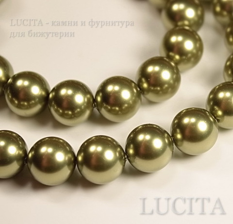 5810 Хрустальный жемчуг Сваровски Crystal Light Green круглый 4 мм,  10 штук (Crystal Light Green 2)