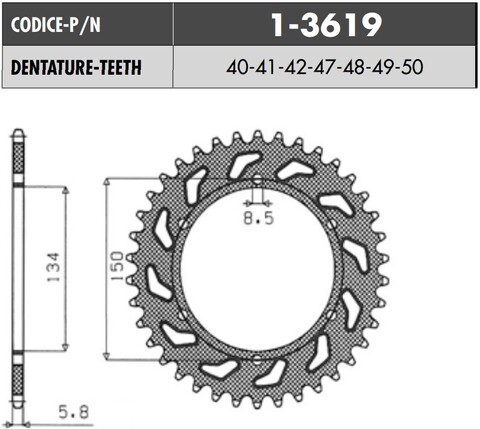 Sunstar 1-3619-48
