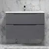 Raval Wector 90 Wct.01.90/P/W/MD Тумба с раковиной, подвесная, антрацит