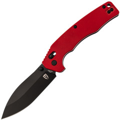 Фото Складной нож Obertech ns-01 thumb stud, сталь VG-10, рукоять G10, красный