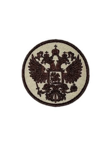 Патч Орел круглый (желтый)