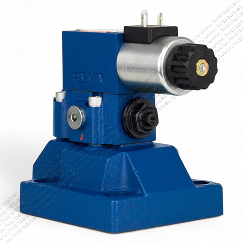 Фото DBW30B2-5X/200CG24N9K4 - Предохранительный клапан Ду32 с давлением настройки до 200 бар, управление - X и Y - внутренние с разгрузкой B = открыт с электроуправлением G24