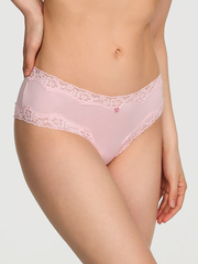 STRETCH COTTON ЧИИКИ С КРУЖЕВНОЕ ТЕСЬМОЙ