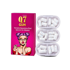 Gold Q7 Gum Возбуждающая жевательная резинка 3*6