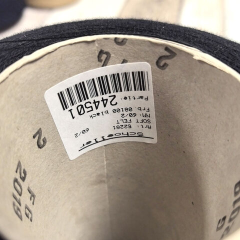 Меринос гребенной SCHOELLER / SOFT FELT 60/2 черный