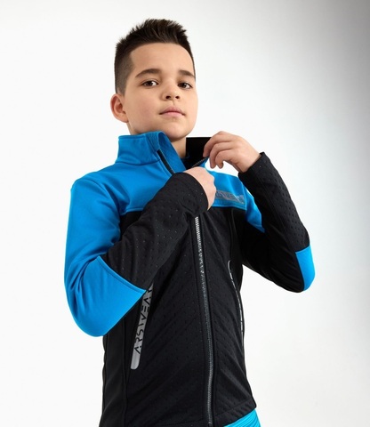 Детская лыжная куртка Arswear Softshell Rase Kids голубая