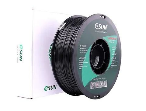 Катушка пластика ePAHT-CF Nylon Carbon Fiber ESUN, 1.75 мм, 0,75 кг, черная