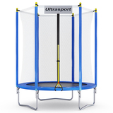 Батут DFC ULTRASPORT 6 ft с защитной сеткой фото №4