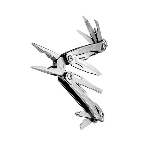 Мультитул Leatherman Sidekick + карабин, 14 функций, чёрный нейлоновый чехол (831439) | Multitool-Leatherman.Ru