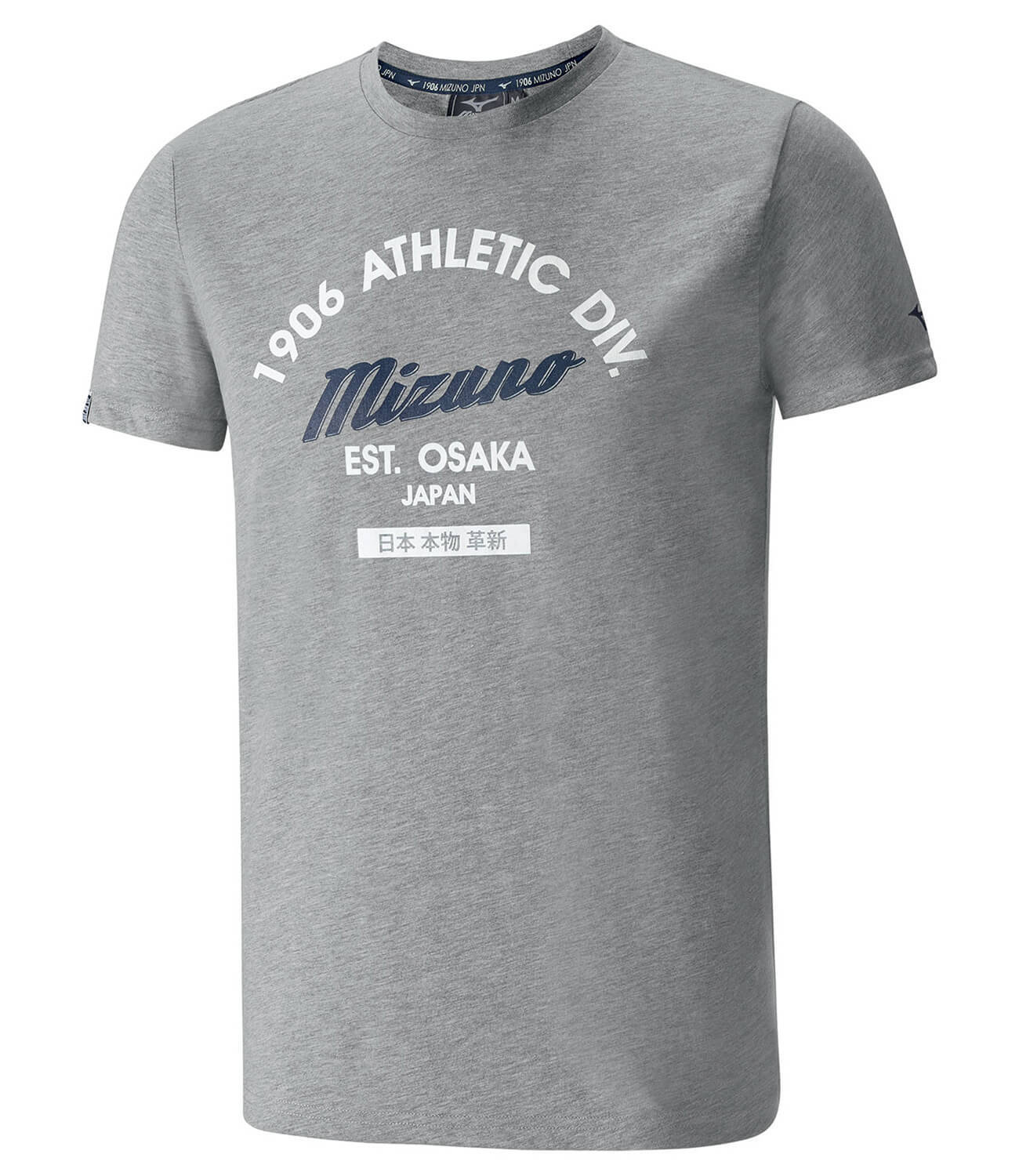 Футболка мужская Mizuno Authentic Tee серая