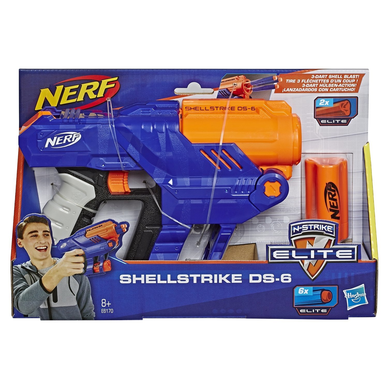 Nerf бластер Шеллстрайк DS-6 Elite