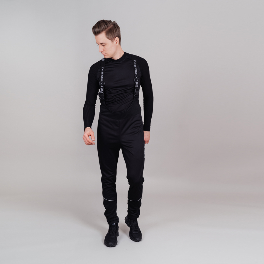 Nordski Base Active утепленный разминочный костюм мужской black-red - 7