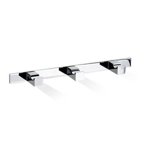 Decor Walther Corner 0562100 Панель с 3 крючками, цвет: хром