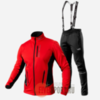 Victory Code Speed Up A3 разминочный лыжный костюм с лямками red - 1