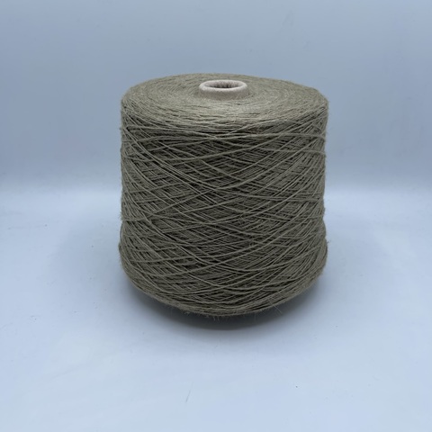 Бобинная пряжа (пр.Италия),art-Viscolino 450м / 100 гр. 40%Лен 60%Вискоза , цвет-Льняной(2), арт.23658