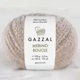 Пряжа Gazzal Merino Boucle 3764 светлый беж