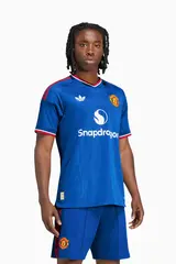 Футболка adidas Originals Manchester United 26/27 Away Authentic - синий