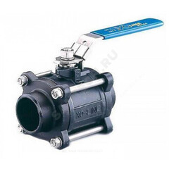 Кран шаровой сталь X3444 Ду 20 Ру63 ВР L=80мм полнопроходной Danfoss 149B12543
