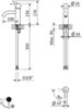 Cezares LEAF-LSM2-L-BIO Смеситель для раковины, цвет: белый