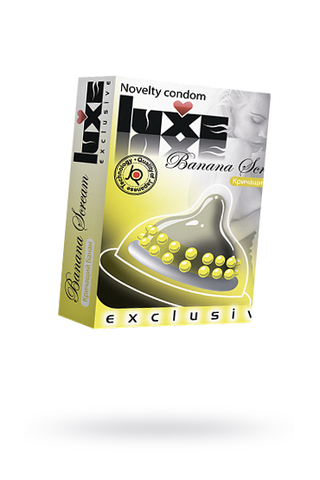 Презервативы Luxe, exclusive, «Кричащий банан», 18 см, 5,2 см, 1 шт.