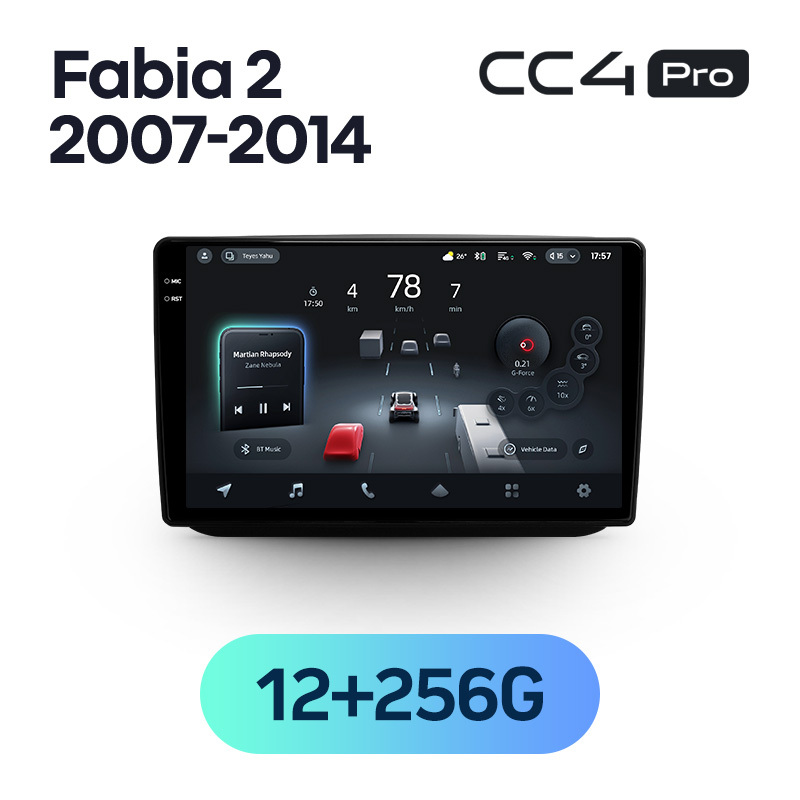 Купить android-магнитола Teyes CC4 PRO для Skoda Fabia 2007-2014