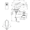 Ideal Standard Conca BC760A2 Однорукоятковый смеситель для биде с донным клапаном