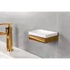 Boheme 10723-G Мыльница настенная Qubic Gold